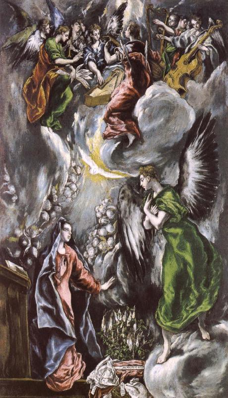 El Greco The Annuciation France oil painting art